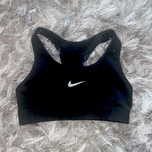 Black Nike sports bra